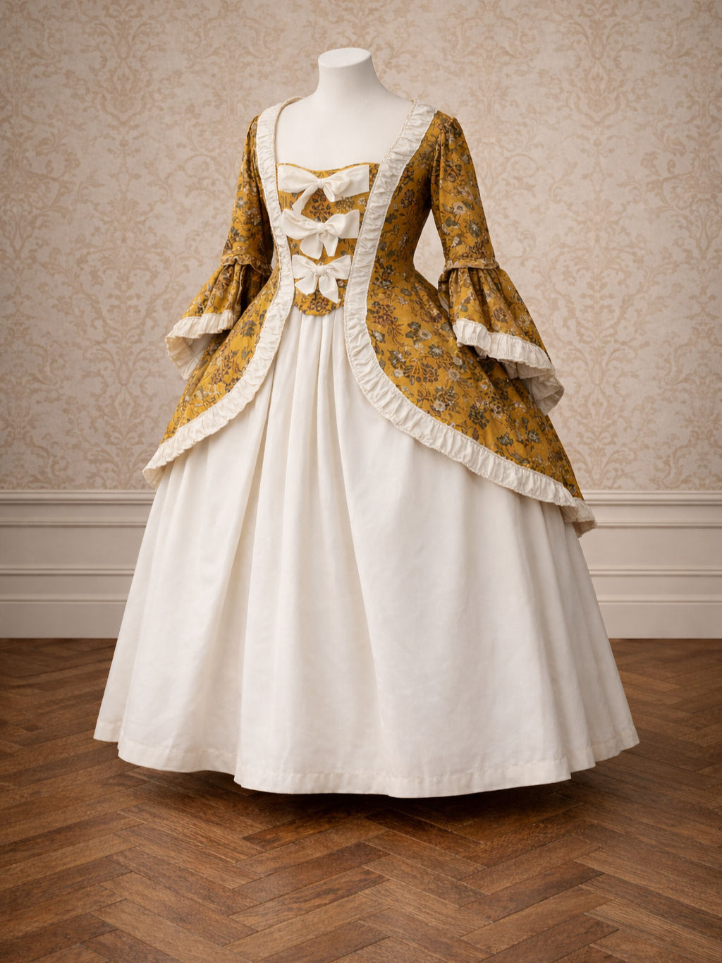 Robe à panier janséniste _________  H 1.61/1.66 - TP 111 - TT 96