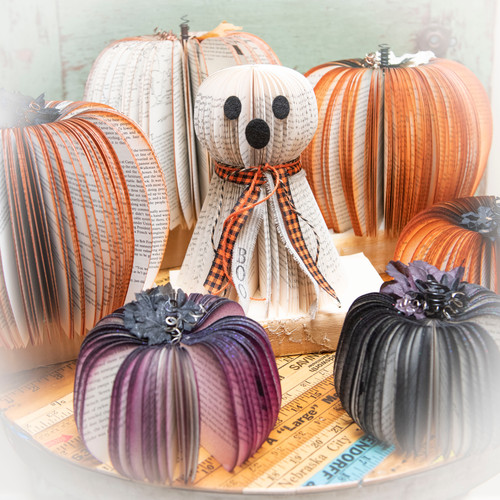 Large Book Pumpkin 9x11 inches | Mysite