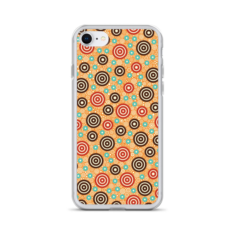 Thumbnail: Aztec Warrior iPhone Case Gold