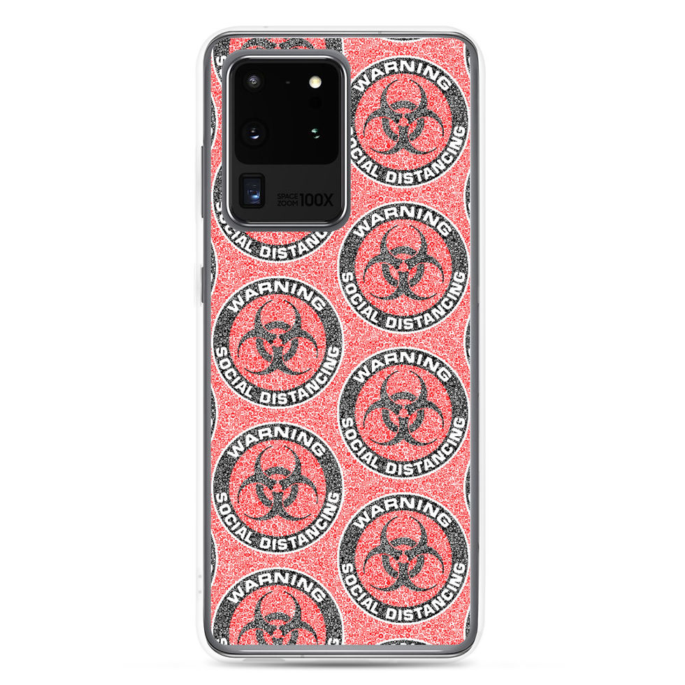 Thumbnail: Social Distancing Samsung Phone Case Red