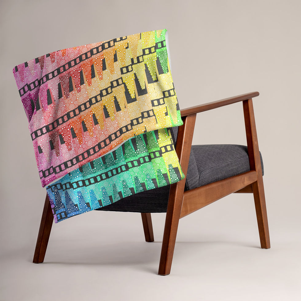 Thumbnail: Crayons Throw Blanket