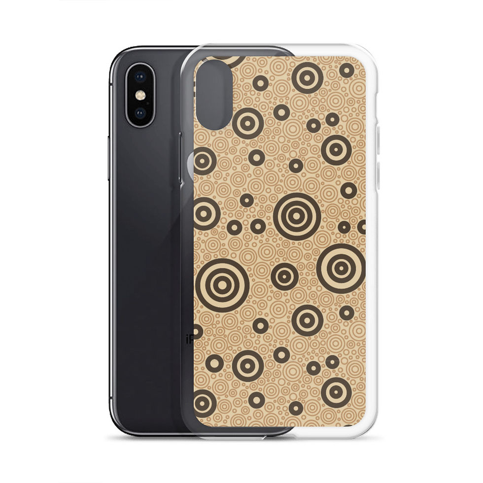 Thumbnail: Cats And Dogs Circles iPhone Case