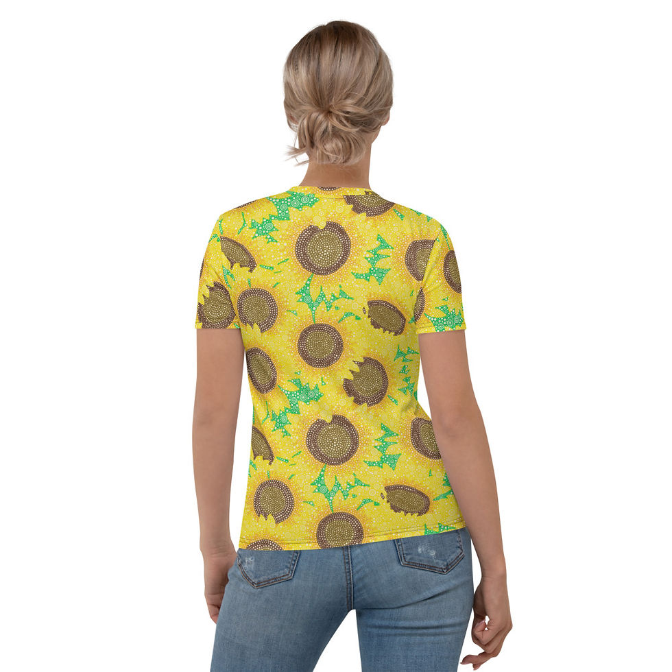 Thumbnail: Women All Over Sunflowers T-Shirt