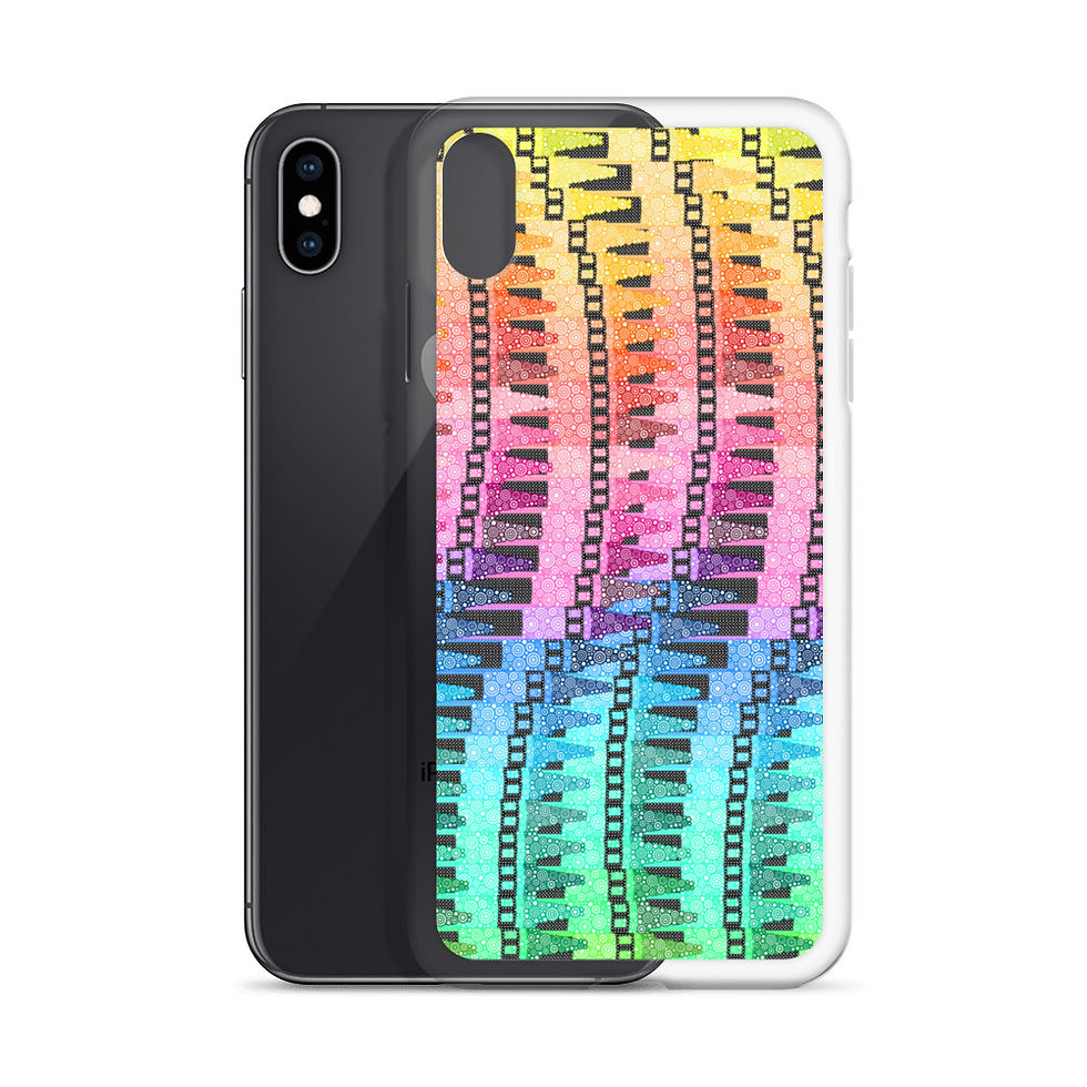 Thumbnail: Rainbow Of Color Crayons iPhone Case