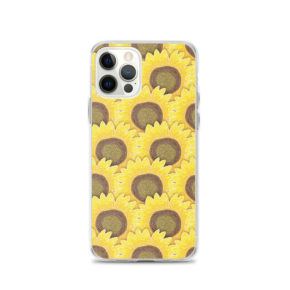 Thumbnail: Rows Of Sunflowers iPhone Case