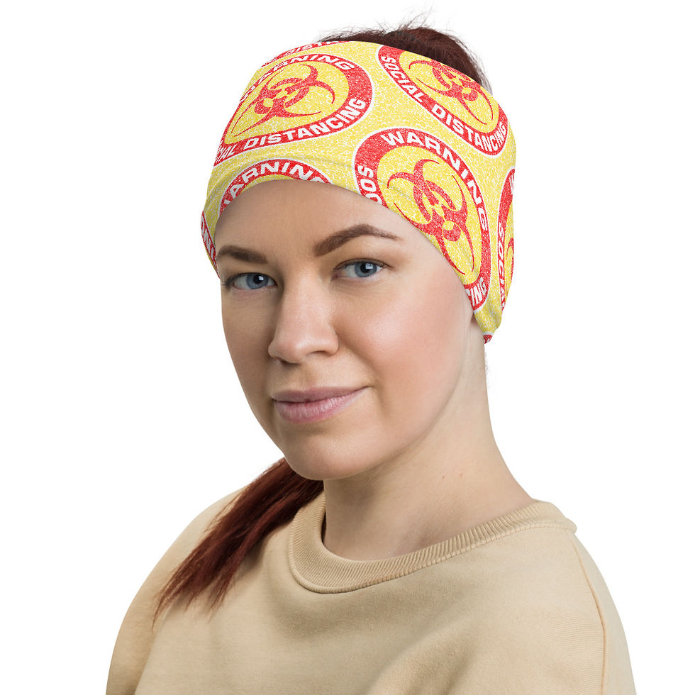 Thumbnail: Social Distancing Neck Gaiter Yellow