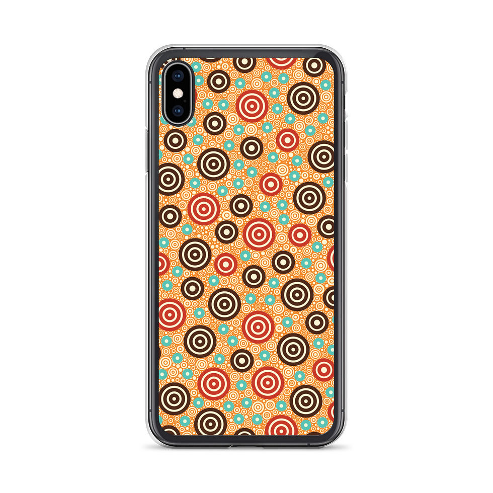 Thumbnail: Aztec Warrior iPhone Case Gold