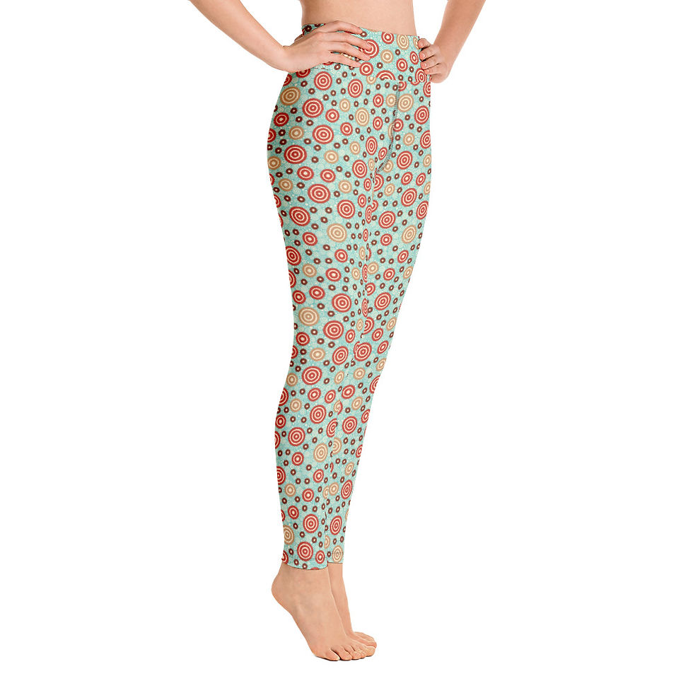 Thumbnail: Women Yoga Aztec Warrior Leggings Sky