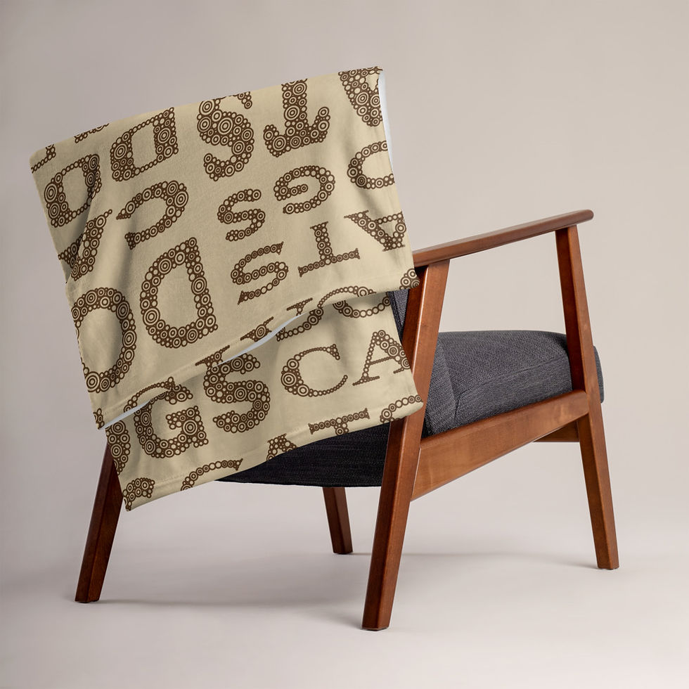 Thumbnail: Cats And Dogs Type Throw Blanket