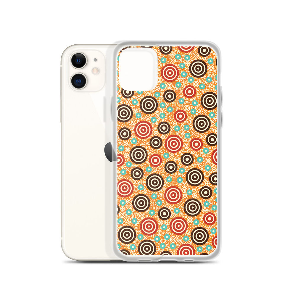Thumbnail: Aztec Warrior iPhone Case Gold