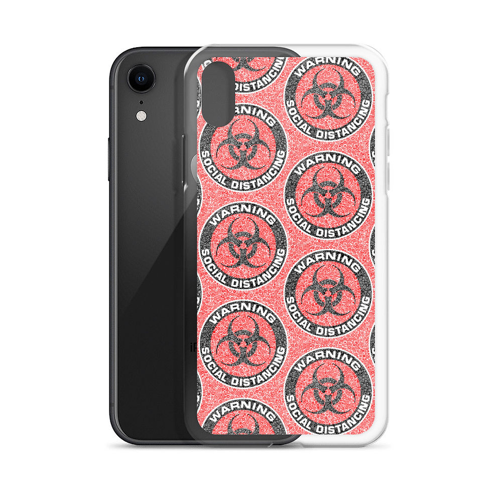 Thumbnail: Social Distancing iPhone Case Red
