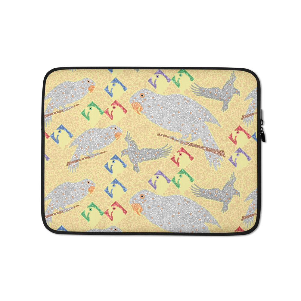 Parrots In Flight Laptop Sleeve
