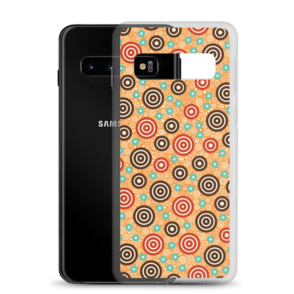 Thumbnail: Aztec Warrior Samsung Phone Case Gold