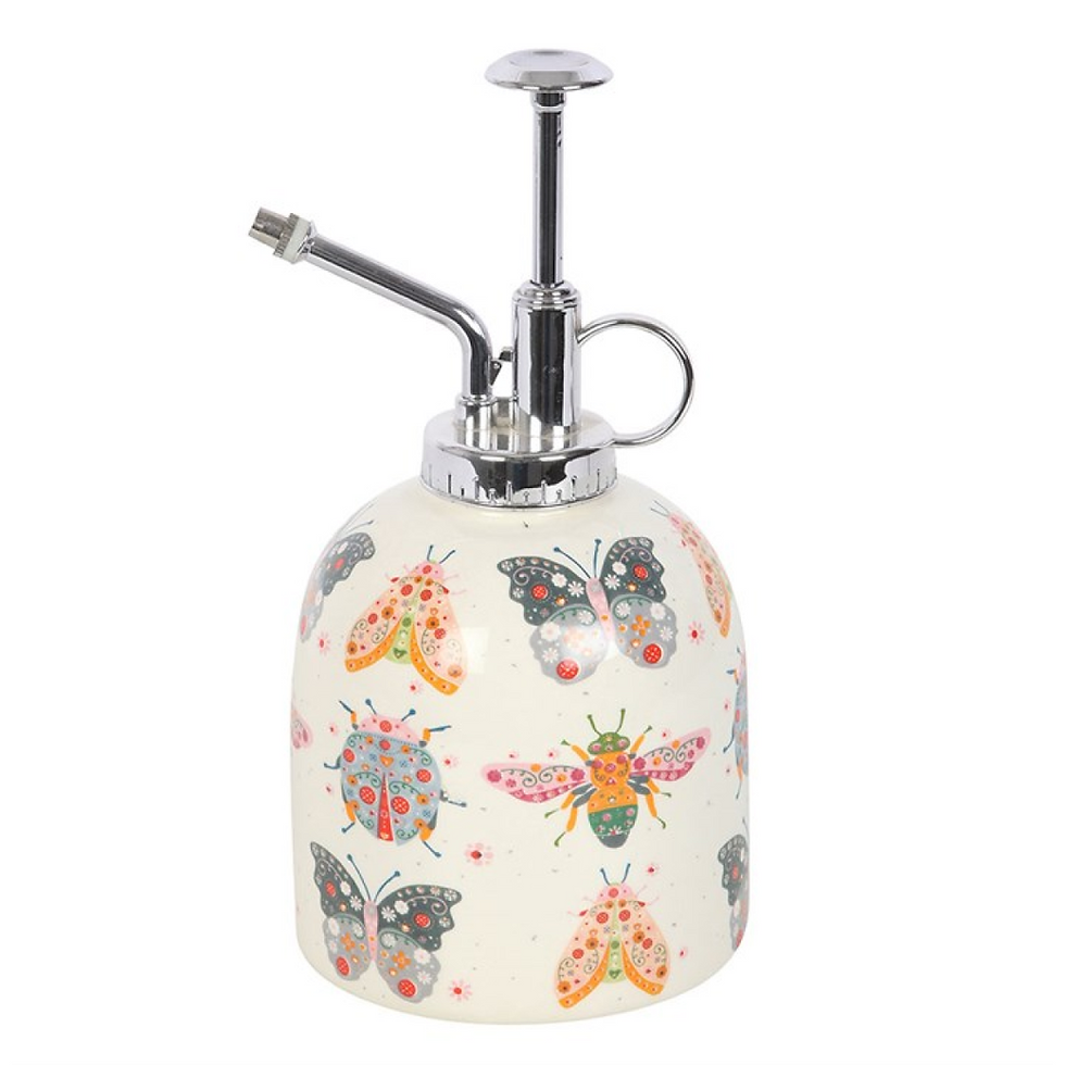 Thumbnail: Floral Bug Print Ceramic Plant Mister