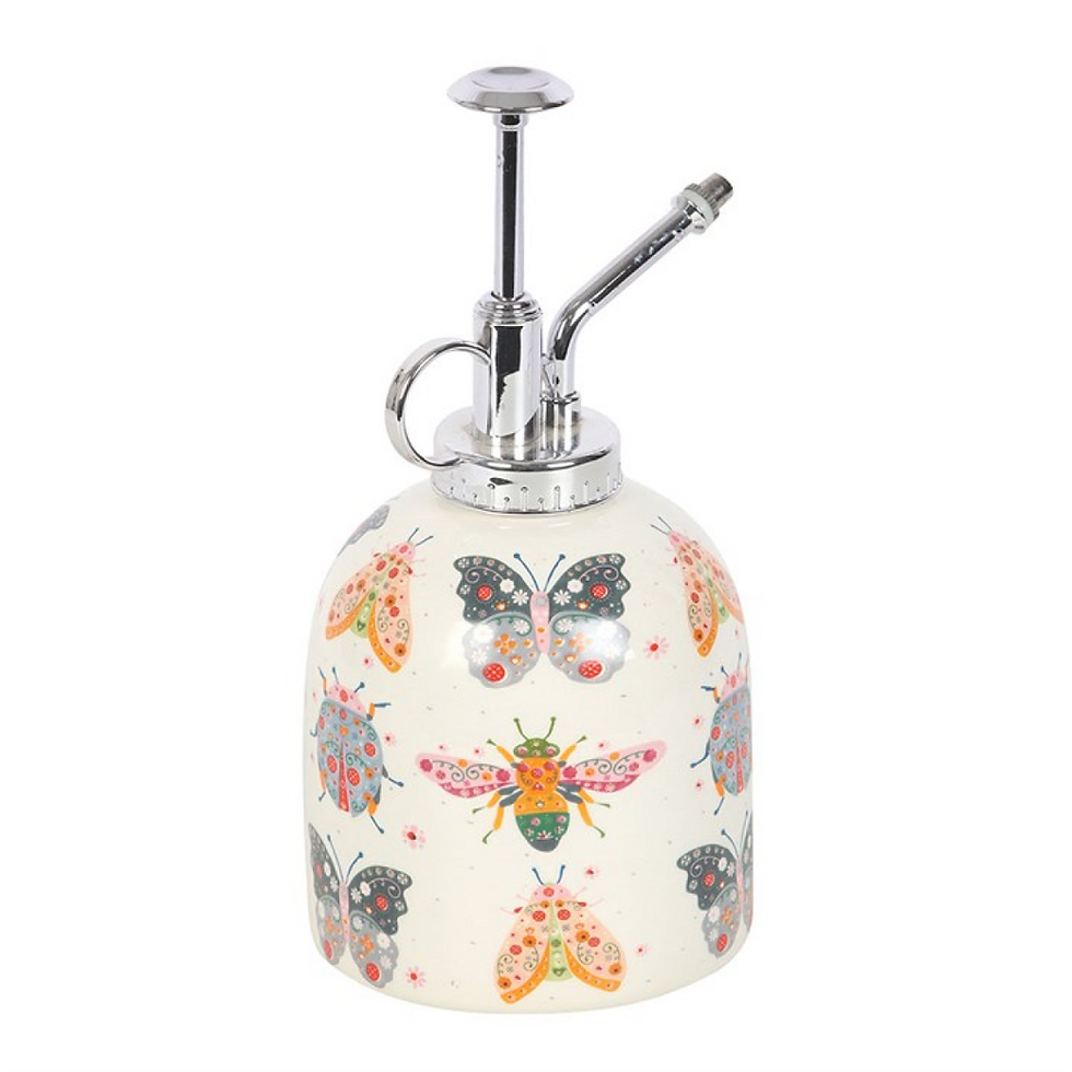 Thumbnail: Floral Bug Print Ceramic Plant Mister