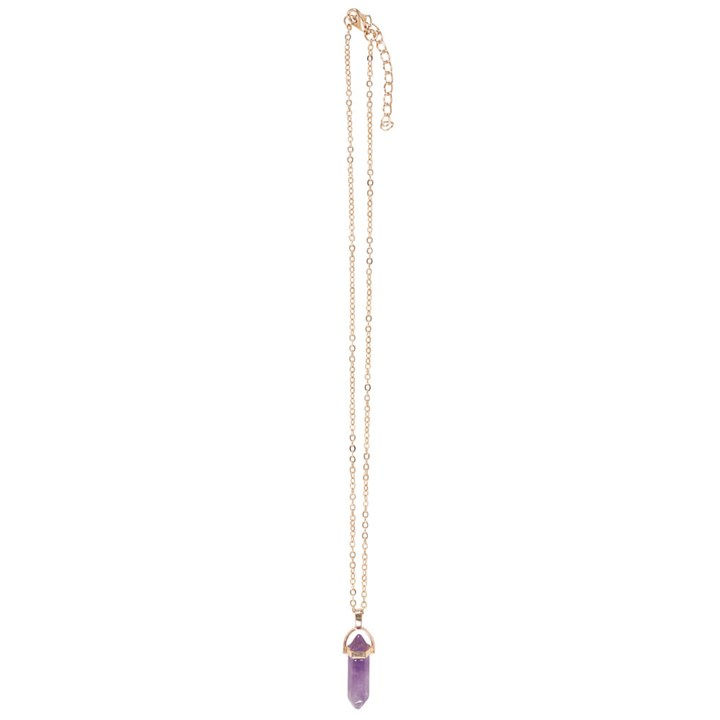Thumbnail: Amethyst Crystal Necklace Card