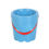 Thumbnail: Set of 2 Bucket Shaped Ceramic Egg Cups with Spade Spoons