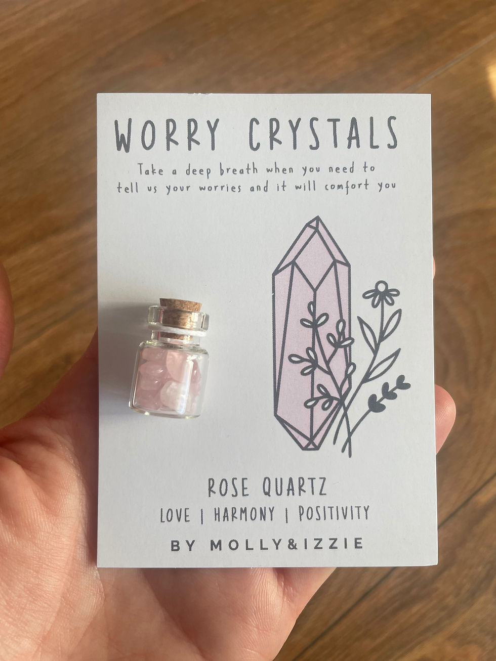 Rose Quartz Worry Crystals