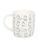 Thumbnail: White Happy Cat Print Mug