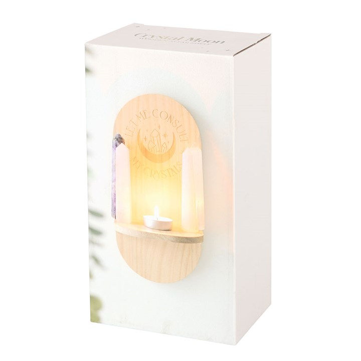 Thumbnail: Natural Let Me Consult My Crystals Altar Shelf