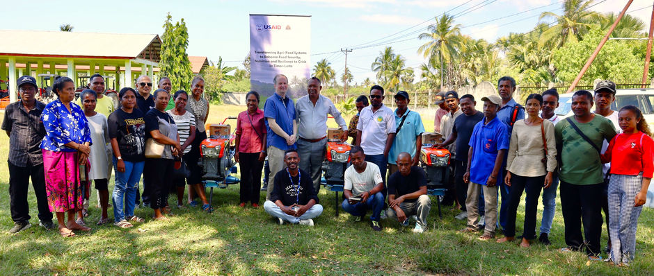 United States Strengthens Food Security in Timor-Leste Through Hand Tractor Distribution