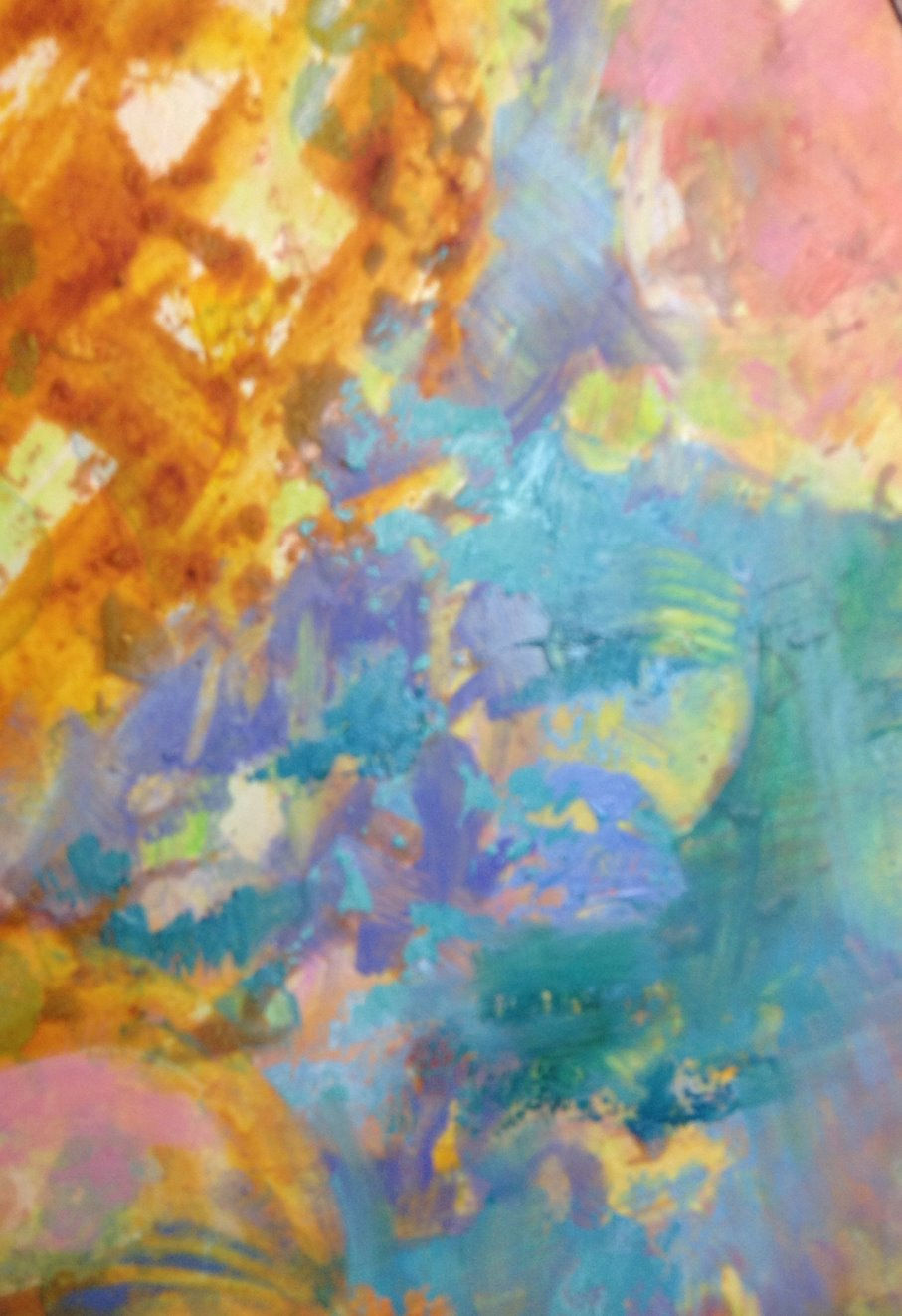 watercolor collage
