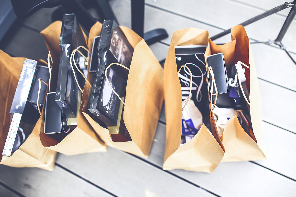 Sacolas de compras
