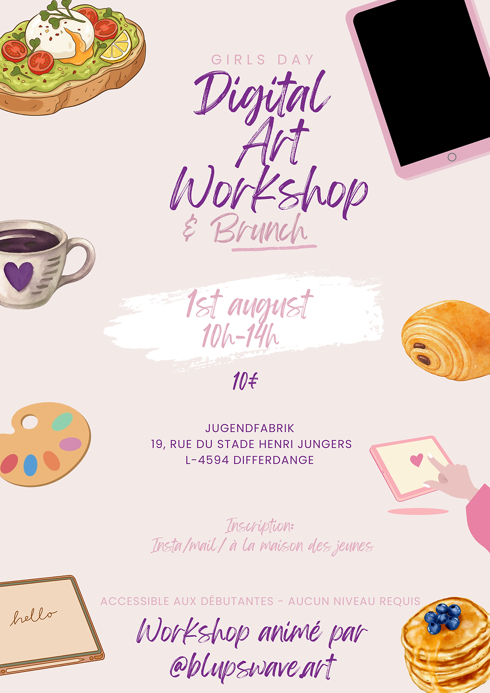 01/08 - Digital Art Workshop & Brunch