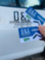 D&G Business Cards & Car Lettering
