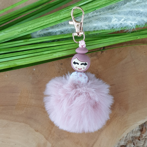 Popje van geluk oud roze Bella Luna