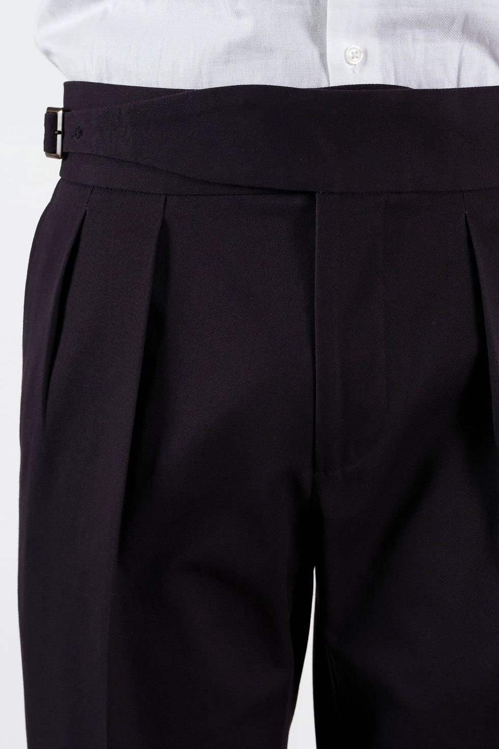 Thumbnail: Trousers in Four-Season Navy Cotton