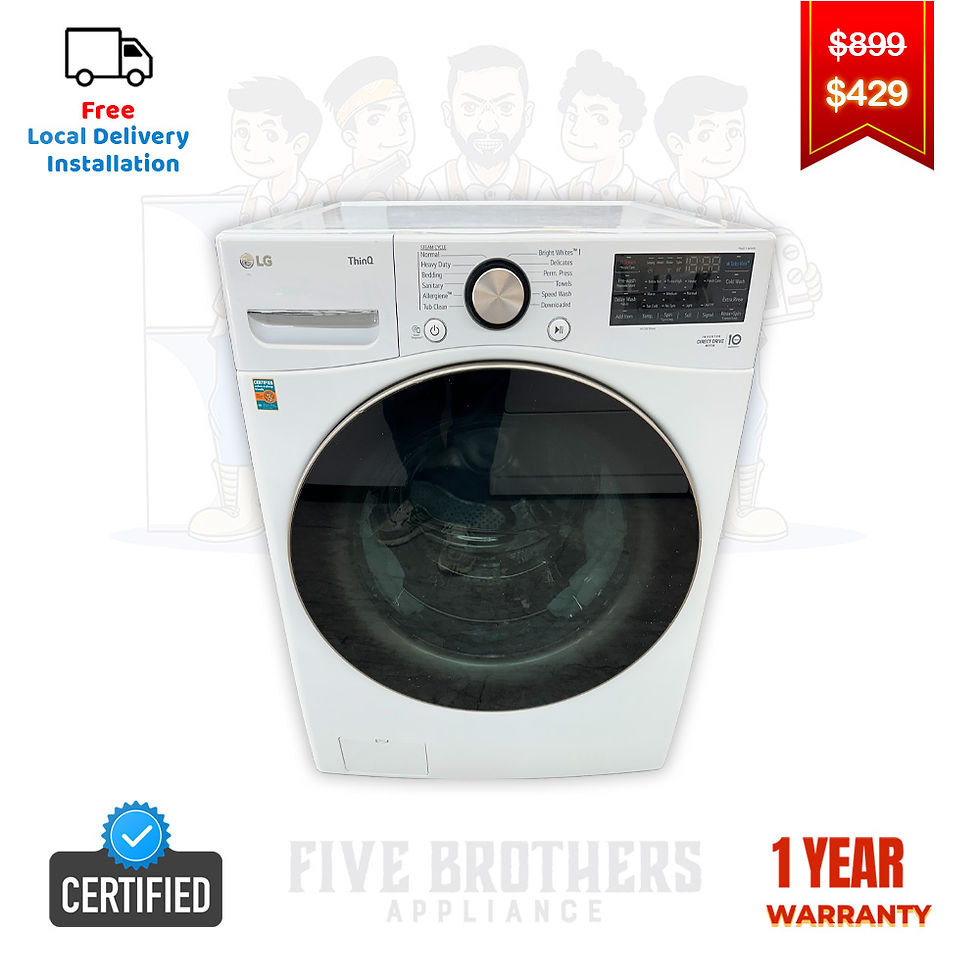 LG Refurbished Front Load Washer 4.5 cuft Irving 7000