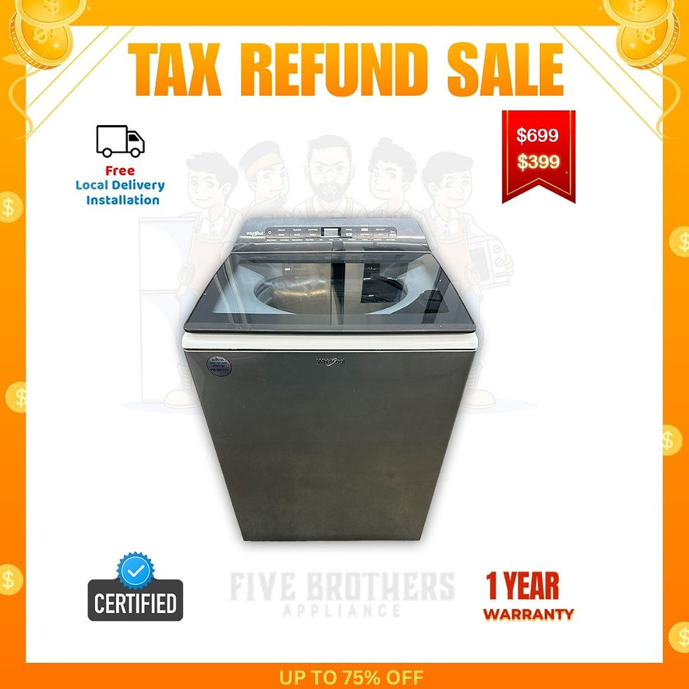 Whirlpool Refurbished Top load Washer 4.7 cuft Irving 9822