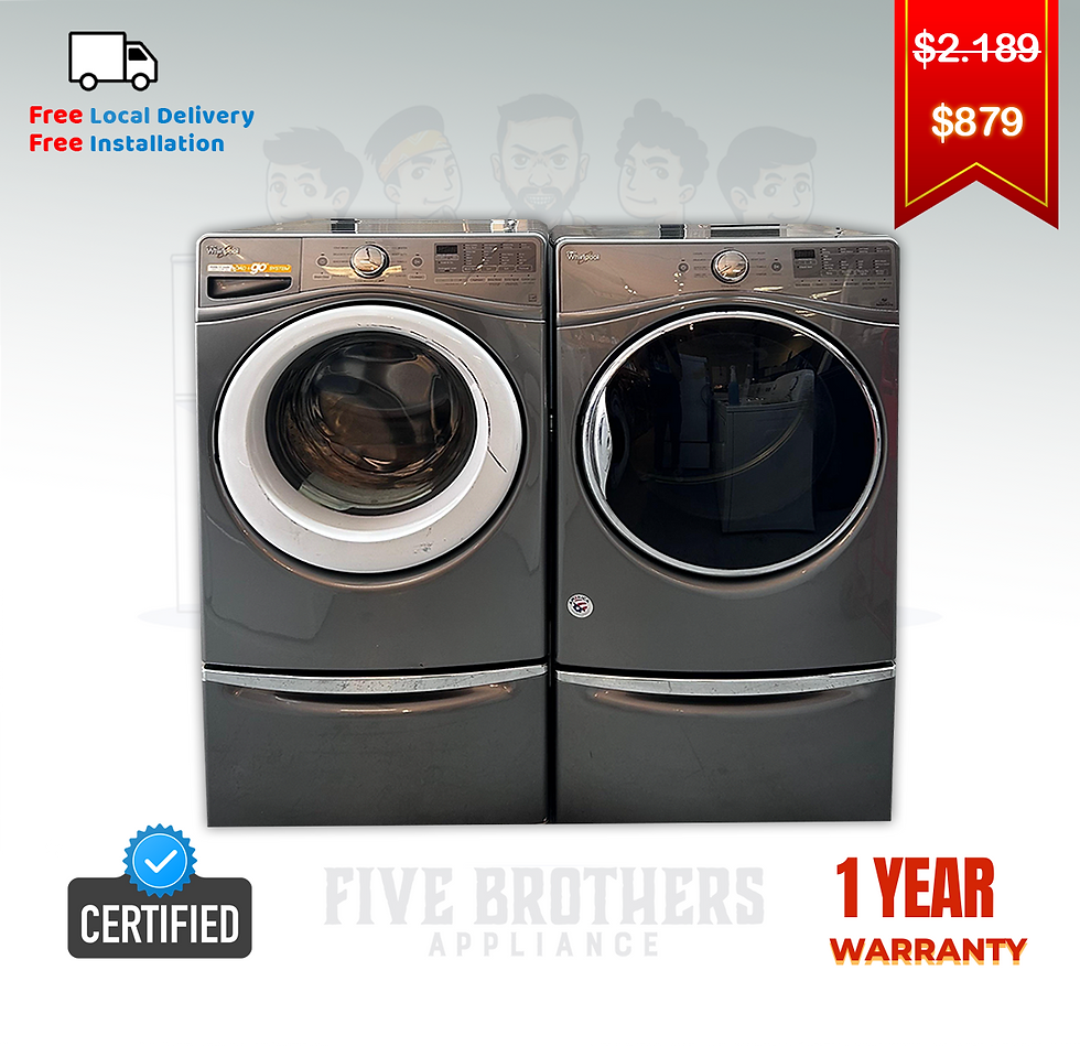 Whirlpool Refurbished Front Load Washer and Dryer 4.5 cu.ft Austin 3195