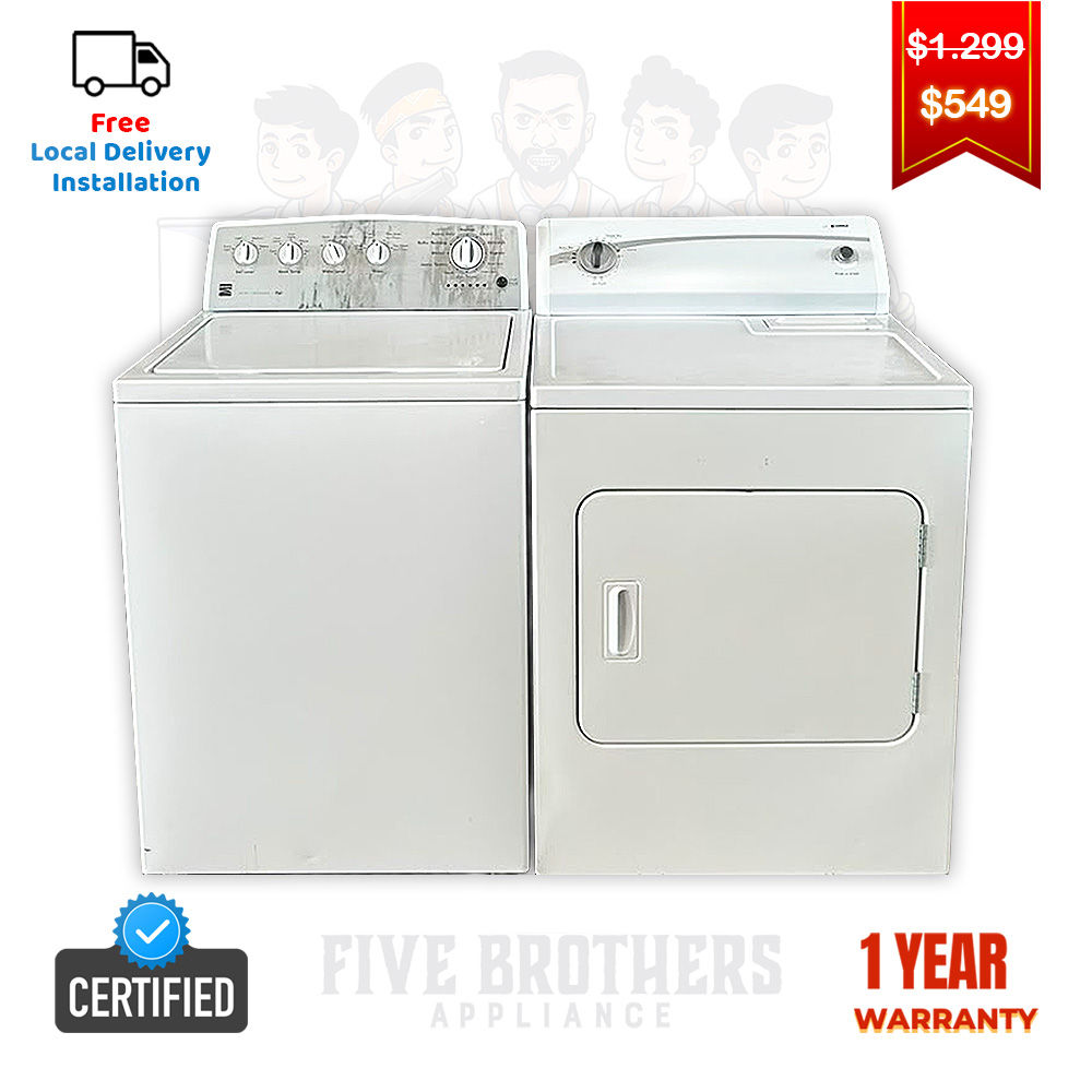 Kenmore Refurbished Top load Washer and Dryer 3.5 cuft Austin 0082