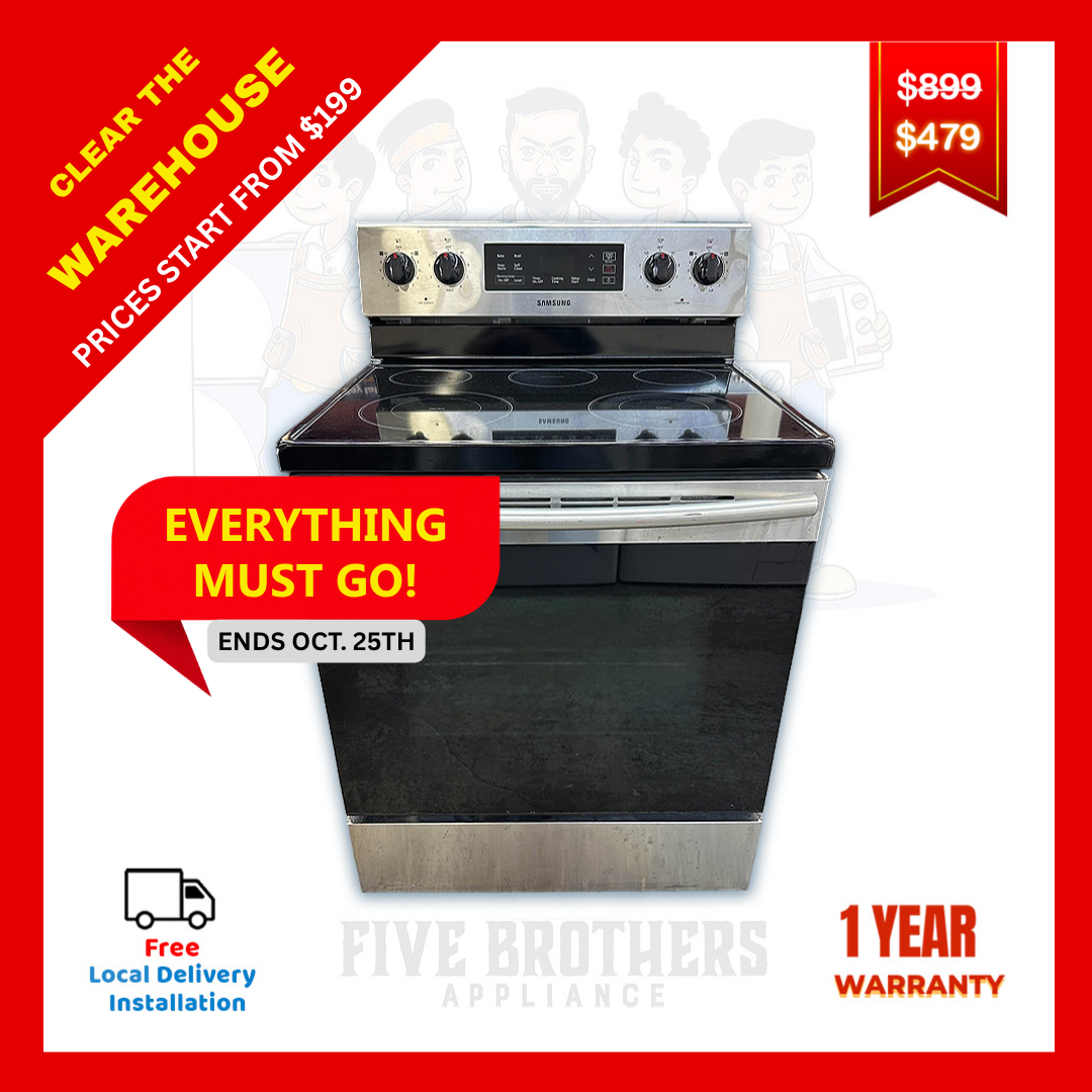 Samsung NE59M4310SS Electric Range 5.9 CF- Refurbished- Irving 4990