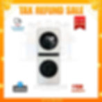 LG Open Box Single Unit WashTower, Front Load 4.5 cu.ft Irving 0167