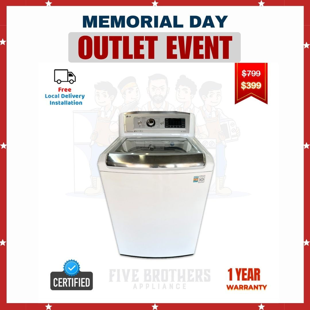 LG Refurbished Washer, Top load 5.0 cu.ft Irving 9929