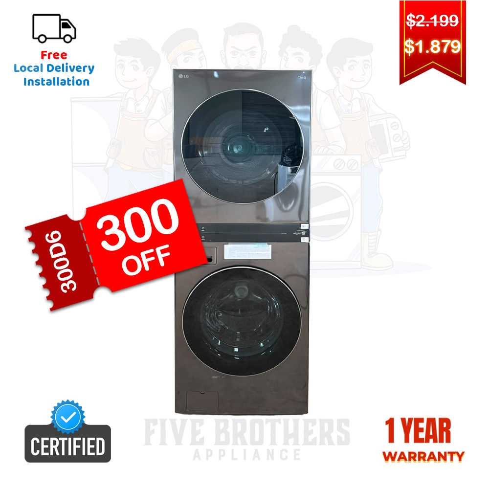LG Gas Scratch and dent WashTower™ 4.5 cuft Austin 2587