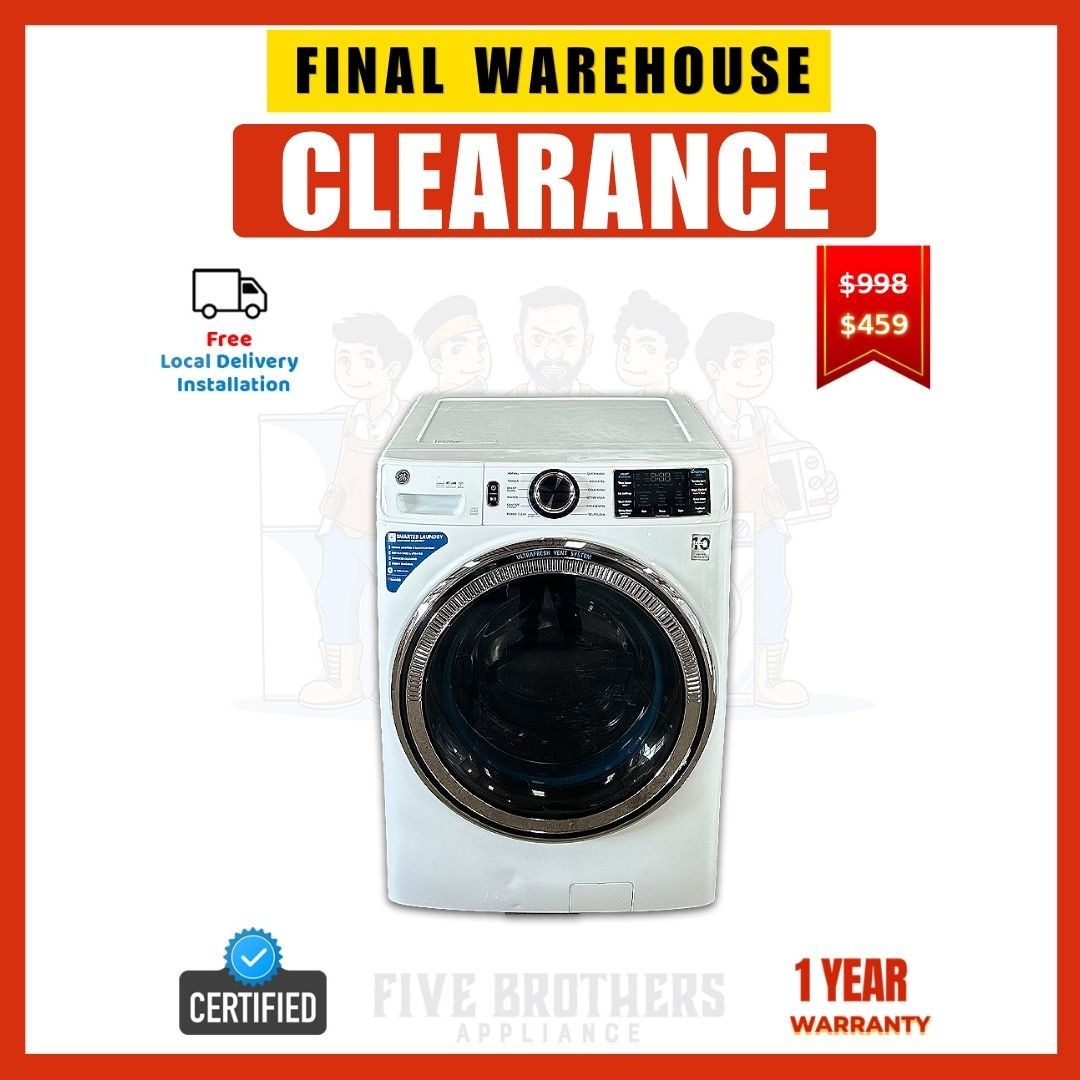 GE Refurbished Washer, Front Load 5.0 cu.ft Austin 5713