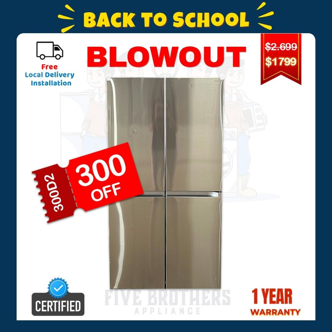 Samsung Bespoke Scratch and Dent French Door Refrigerator 23 cuft Austin 3800
