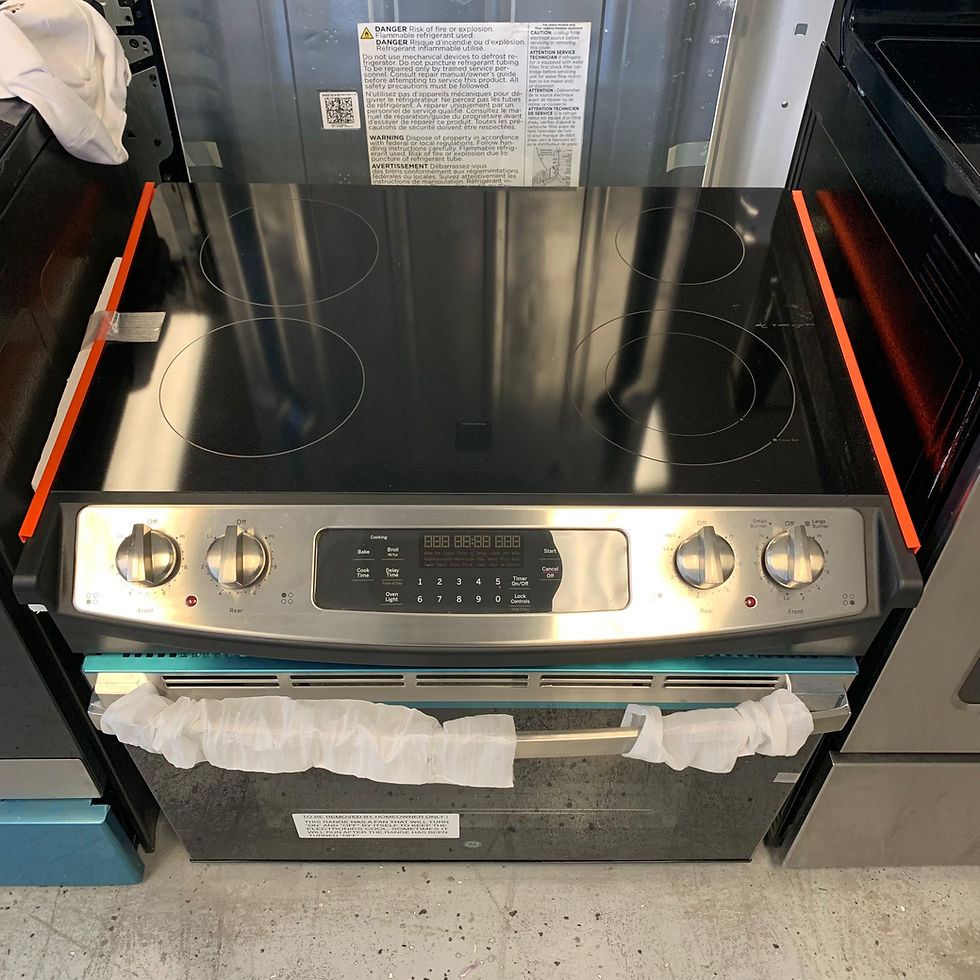 Thumbnail: GE Open Box Electric Range 4.4 cuft Austin 9541