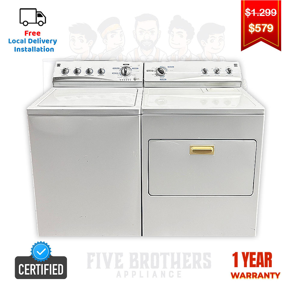 Kenmore Refurbished Top load Washer and Dryer 3.5 cuft Austin 1259