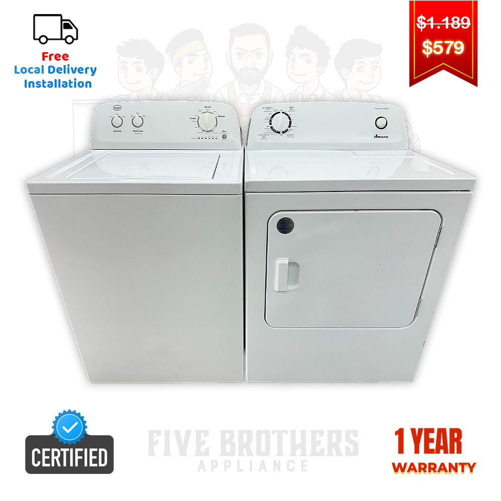 Roper Washer and Amana Dryer, Top Load 3.5 cu.ft Irving 2968