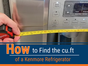 🧊 How to Find the Cubic Feet (CF) of a Kenmore Refrigerator: The Ultimate Guide