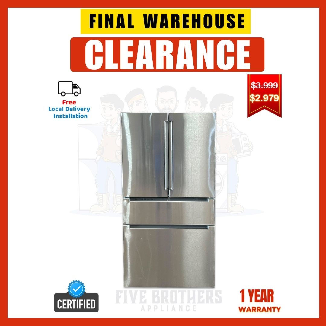 Bosch Scratch and Dent Counter Depth French Door Refrigerator 36 cuft Austin 724