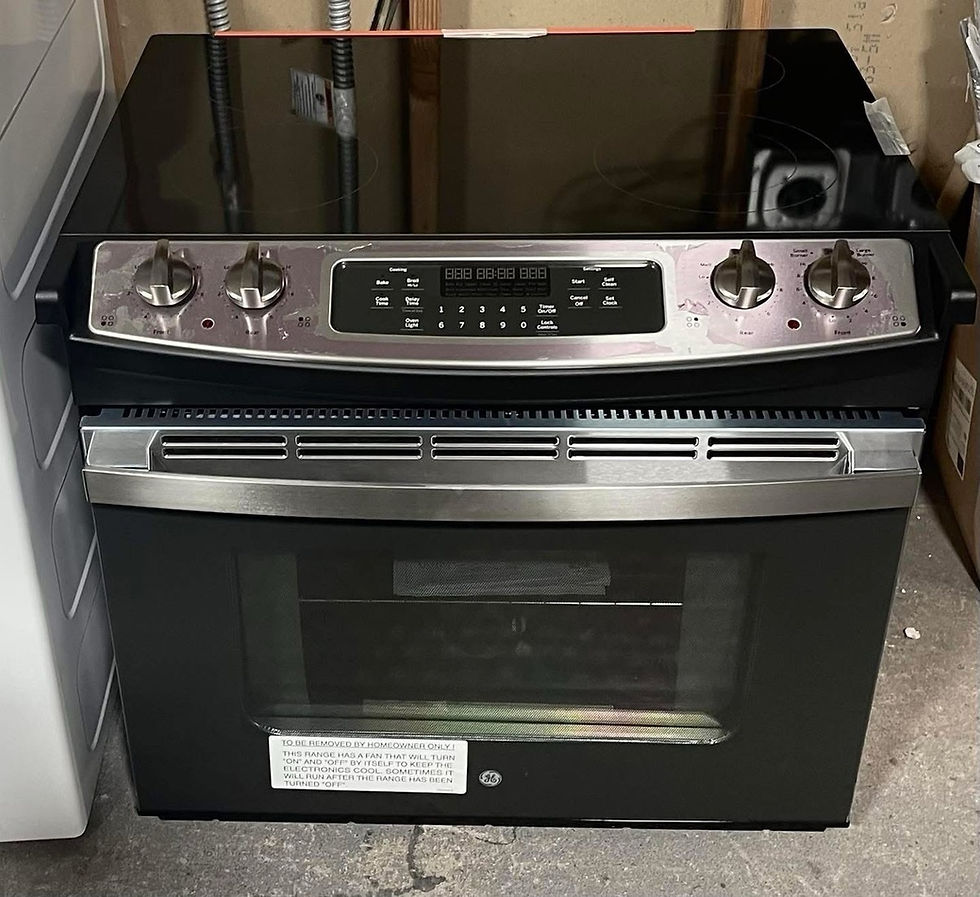 Thumbnail: GE Open Box Electric Range 4.4 cuft Austin 9541