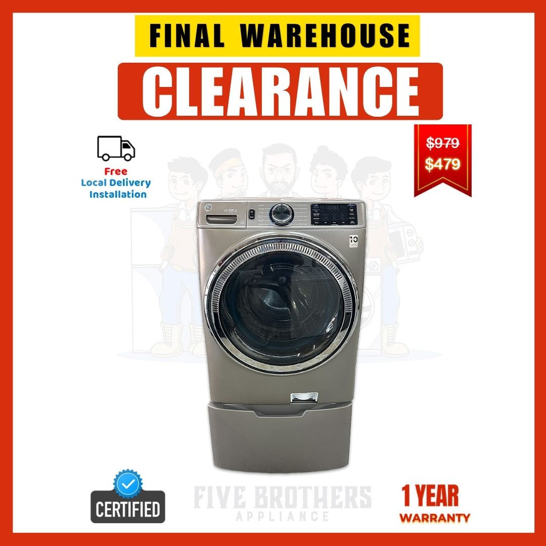 GE Refurbished Front load Washer 4.8 cuft Irving 7855