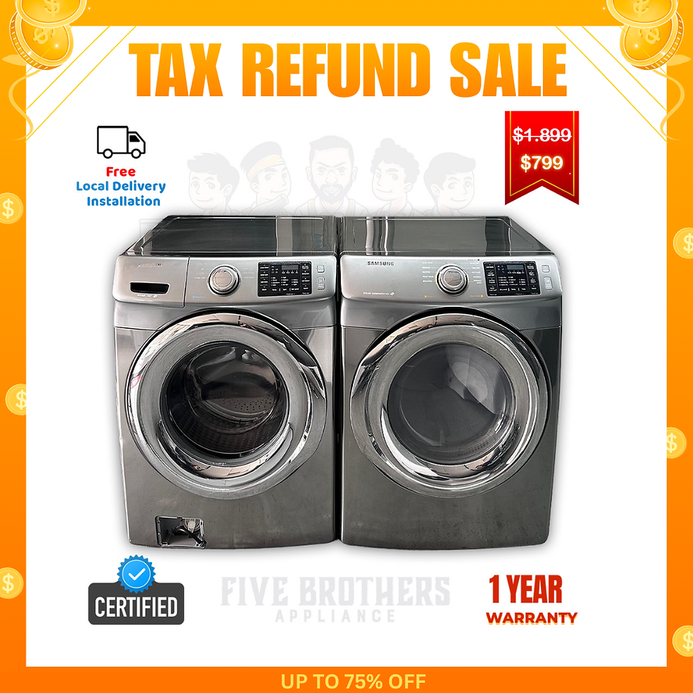 Samsung Refurbished Front load Washer and Dryer 4.2 cuft Austin 3881