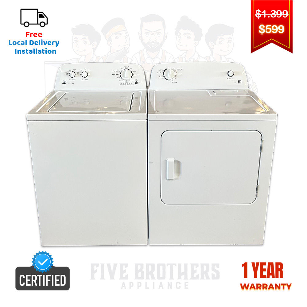Kenmore Refurbished Top load Washer and Dryer 3.2 cuft Austin 5176